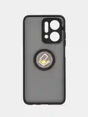 Чехол противоударный для Honor X7A, с магнитом и кольцом