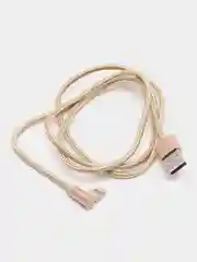 Золотой кабель для зарядки iPhone Borofone BX26 Lightning, угловой