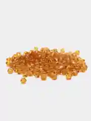 Рыжий бусины стеклянные граненные биконус