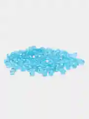 Небесно-голубой бусины стеклянные граненные биконус