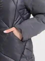 Серый куртка женская зимняя