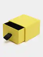 Желтый подарочная коробочка для украшений и колец