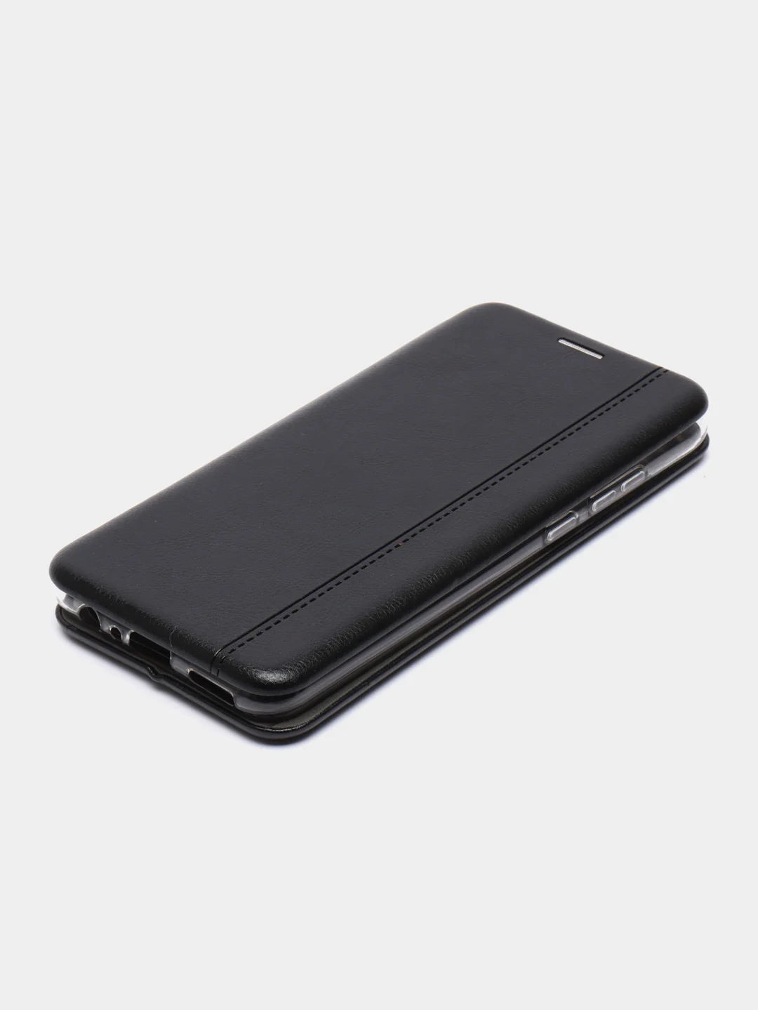 Черный чехол-книжка Huawei Honor 9A, 9C, P40 Lite E, 9S, Y5P, Y6 2019, 8A, P30 Lite