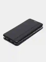 Черный чехол-книжка Huawei Honor 9A, 9C, P40 Lite E, 9S, Y5P, Y6 2019, 8A, P30 Lite