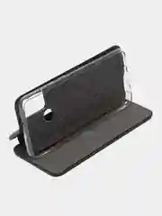 Черный чехол-книжка Huawei Honor 9A, 9C, P40 Lite E, 9S, Y5P, Y6 2019, 8A, P30 Lite