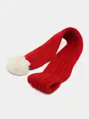 Бордовый новогодний комплект: шапки и шарфики, для собак и кошек