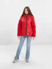 Красный куртка женская зимняя
