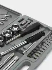 Набор инструментов "Ермак", универсальный, 1/2" и 1/4", 63 предмета