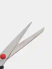 Ножницы STAFF EVERYDAY, 215 мм, бюджет, резиновые вставки, черно-красные, ПВХ чехол,237500