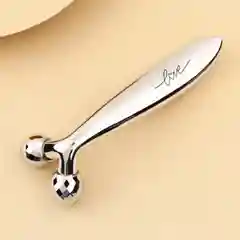 Серебряный массажер роликовый для лица