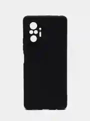 Хром чехол Xiaomi Redmi Note 10 Pro, Сяоми Редми Нот 10 Про, черный силиконовый
