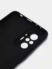 Хром чехол Xiaomi Redmi Note 10 Pro, Сяоми Редми Нот 10 Про, черный силиконовый