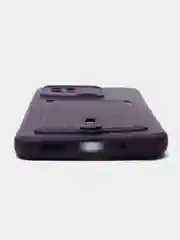 Пурпурный чехол Xiaomi Redmi 10C / Poco C40, Сяоми Редми 10С, Поко С40 силиконовый с карманом для карты