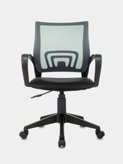 Кресло BRABIX Fly MG-396, с подлокотниками, сетка, серое/черное TW-04/TW-11, 532085