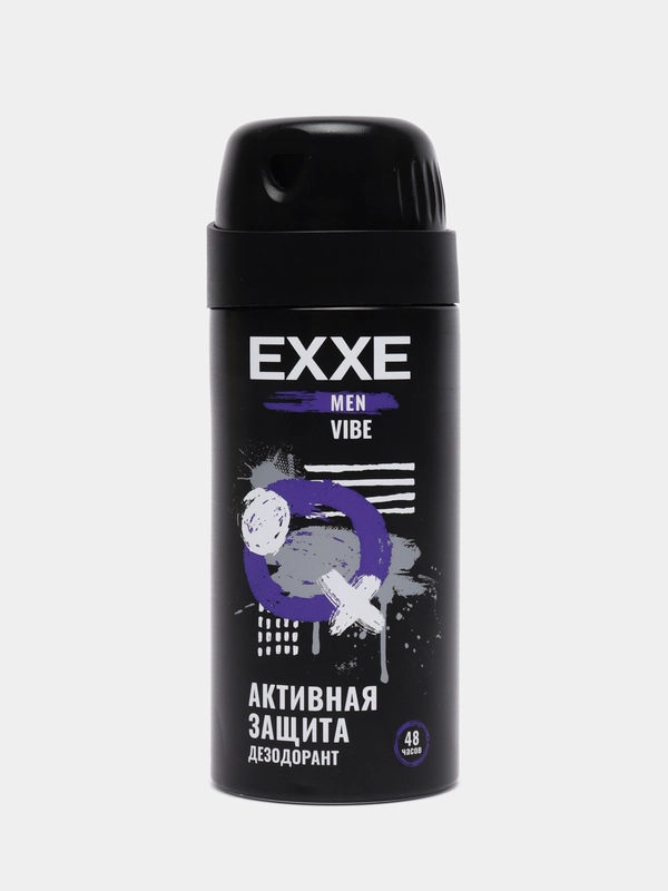 Дезодорант мужской EXXE Men Vibe Активная защита, 48 ч, 150 мл