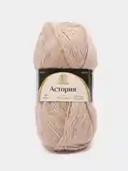 Бежевый пряжа Камтекс "Астория", 180 м, 50 г, хлопок 65%, шерсть 35%