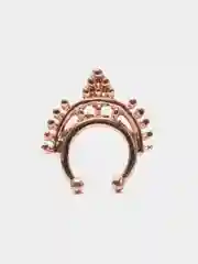 Карамельный серьга-кафф, пирсинг обманка, серпум
