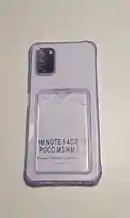Темно-синий чехол Redmi 9T / POCO M3 с отделением для пластиковой карточки