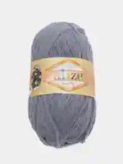 Серый пряжа Alize Softy