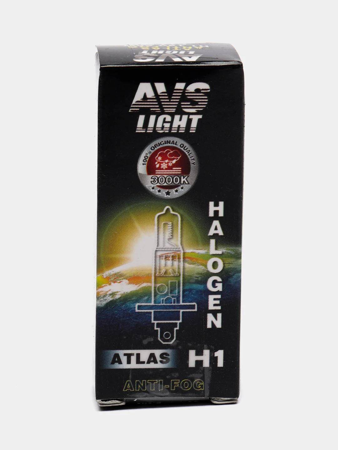 Лампа галогенная AVS ATLAS ANTI-FOG желтый H1.12V.55W (1 шт.)