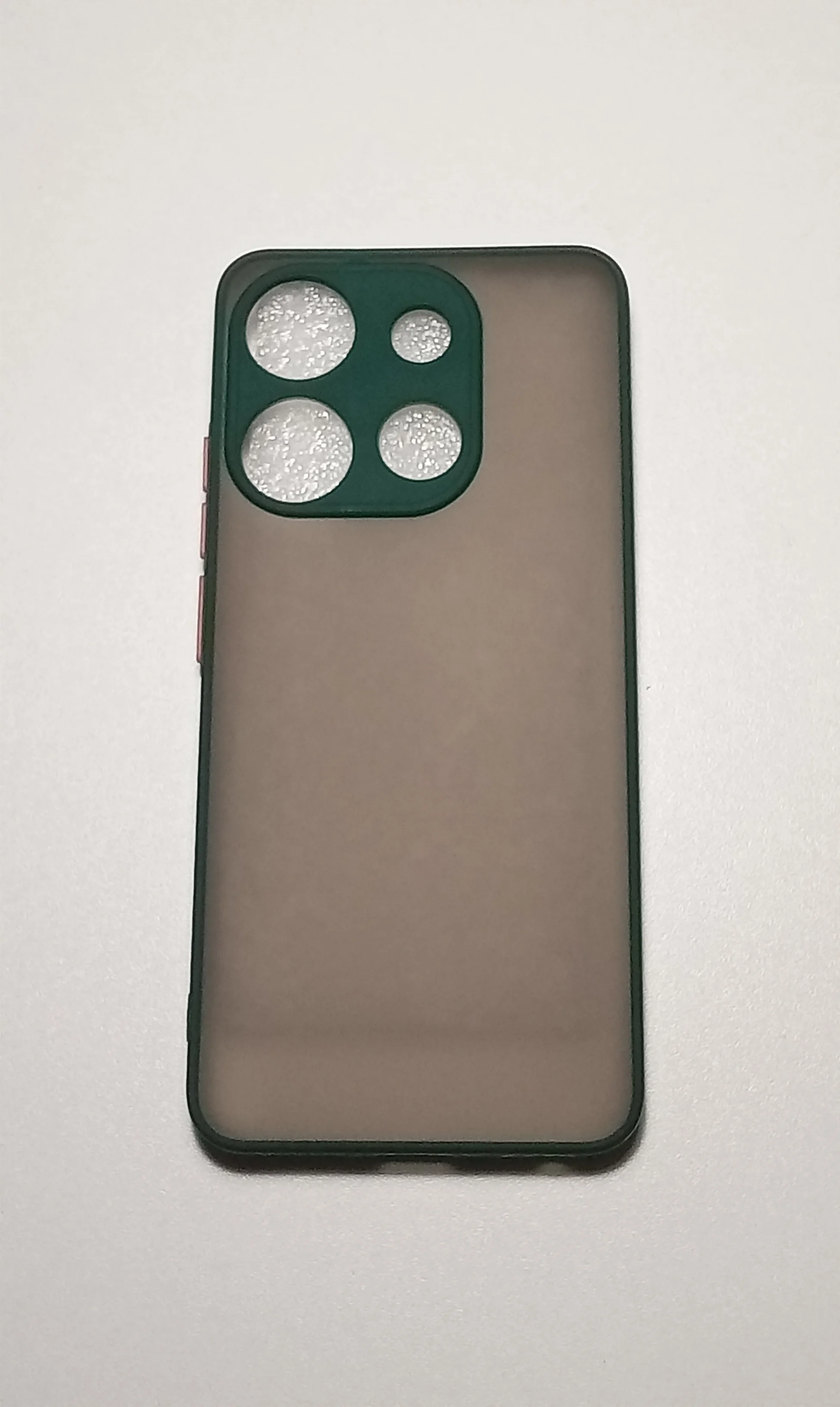 Голубой чехол TECNO SPARK GO 2023 / TECNO POP 7 / POP 7 PRO защита камеры и матовая спинка