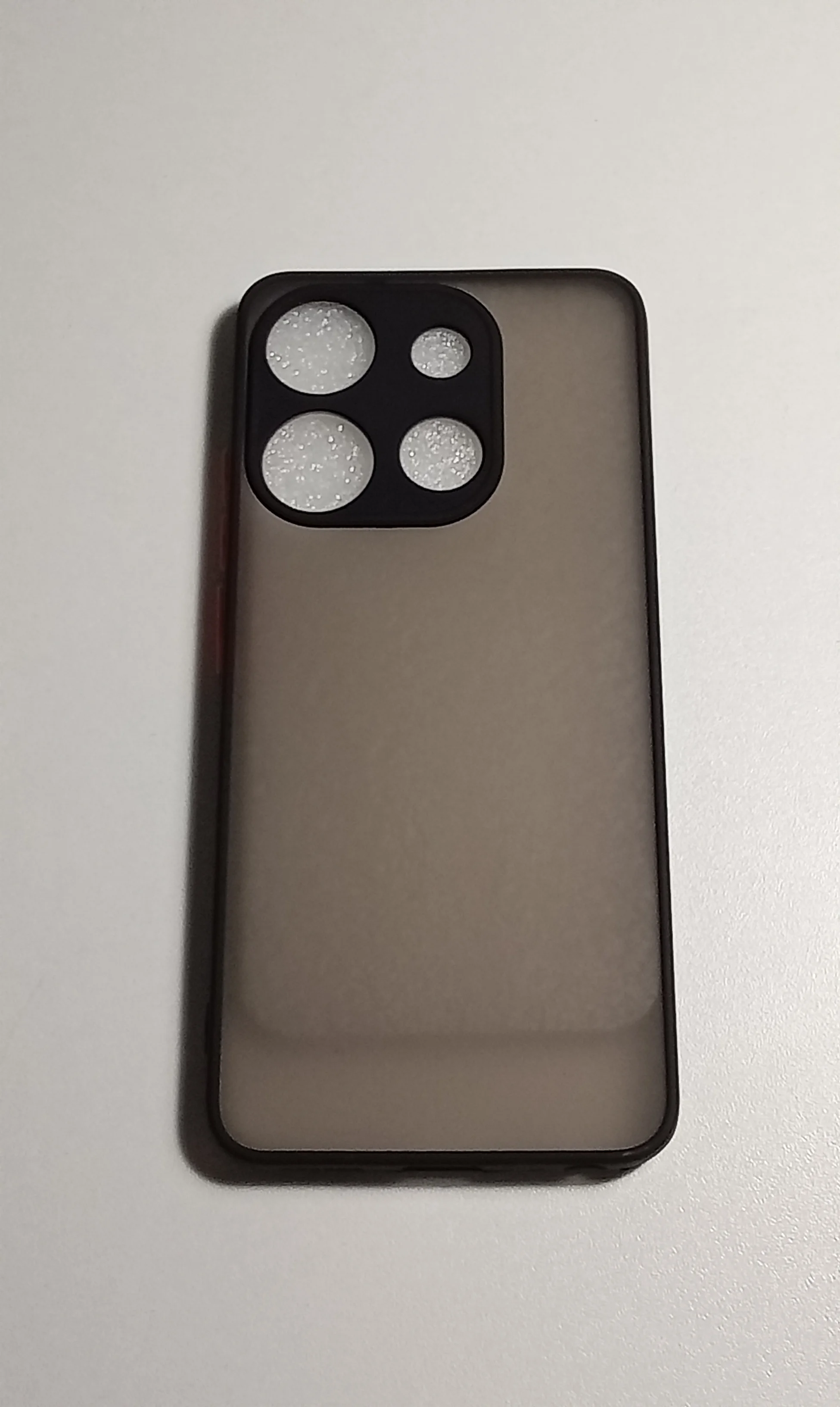 Черный чехол TECNO SPARK GO 2023 / TECNO POP 7 / POP 7 PRO  матовая спинка и защита камеры