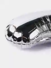 Белый воздушный шар "Цифра", фольгированный