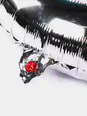 Белый воздушный шар "Цифра", фольгированный