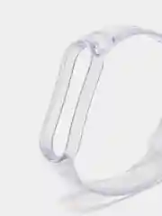 Синий прозрачный силиконовый ремешок хамелеон для Xiaomi Mi Band 3 /4 / 5 / 6 / 7