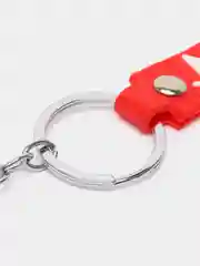 Красный силиконовый брелок "Кед", 4 вида