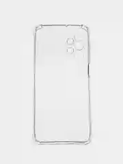 Серебряный чехол для Samsung Galaxy A23 (Самсунг Галакси А23), прозрачный