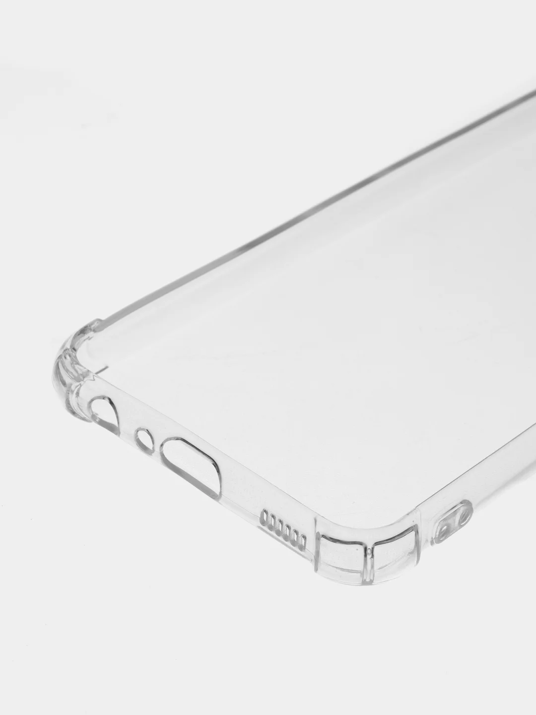 Серебряный чехол для Samsung Galaxy A23 (Самсунг Галакси А23), прозрачный
