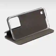 Прозрачный чехол книжка REALME C31 с кармашком