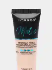 Светло-бежевый farres cosmetics тональный крем Matte