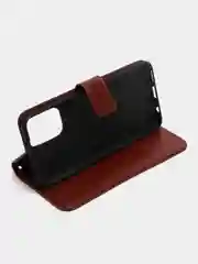 Коричневый кожаный PU чехол книжка Xiaomi Redmi Note 10 4G / Redmi Note 10S, Редми нот 10