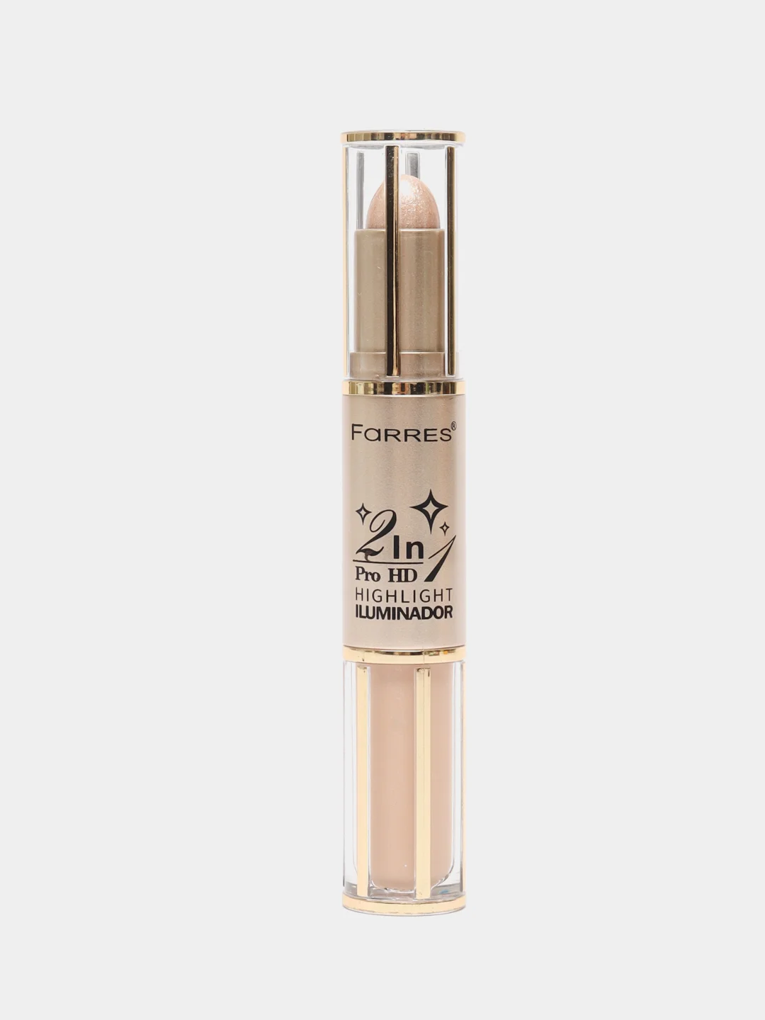 Светло-бежевый farres cosmetics хайлайтер для лица, 2 в 1, Ulluminator