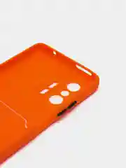 Оранжевый чехол для Xiaomi 11T / 11T Pro / Сяоми 11Т / 11Т Про, с карманом для карт