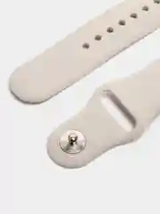 Светло-бежевый ремешок для Apple Watch, силиконовый