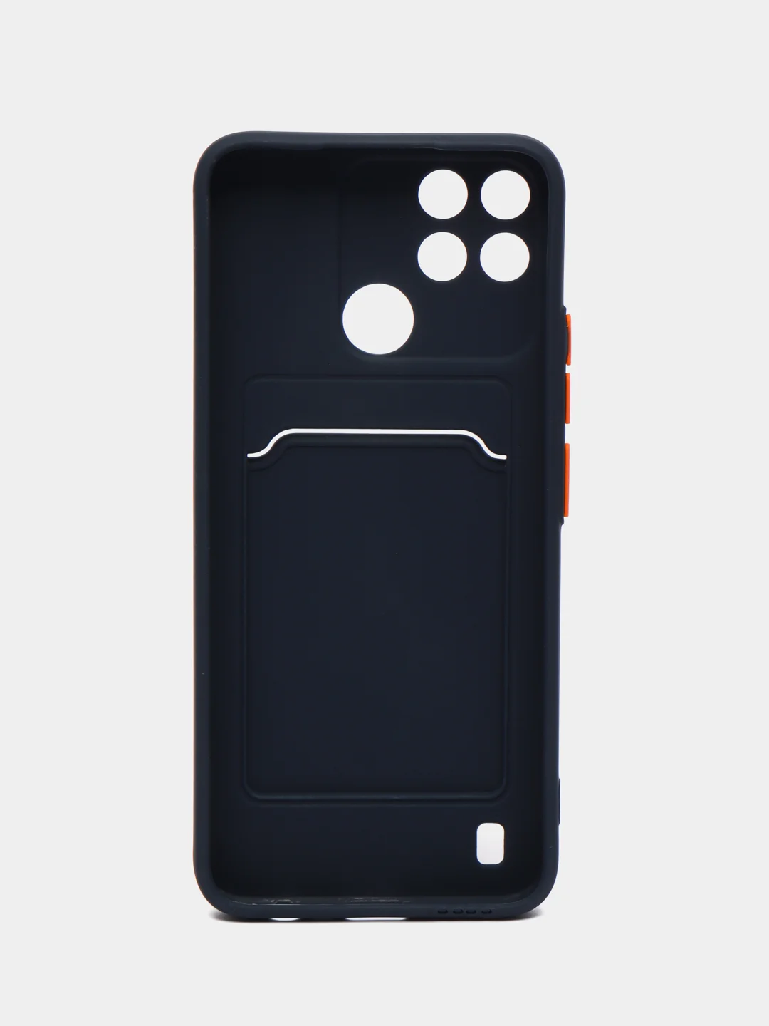 Морской чехол Realme C21Y Realme C25Y Реалми С21у С25у с карманом для карт, прозрачный