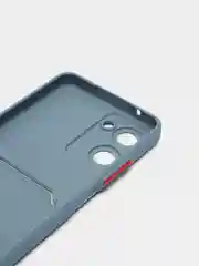 Синий меланж чехол Realme 10 Pro 5G, Реалми 10 Про 5 Джи, с карманом для карт