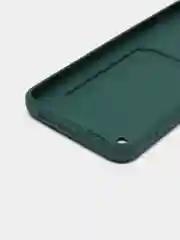 Зеленый чехол Realme C21Y Realme C25Y Реалми С21у С25у с карманом для карт, прозрачный