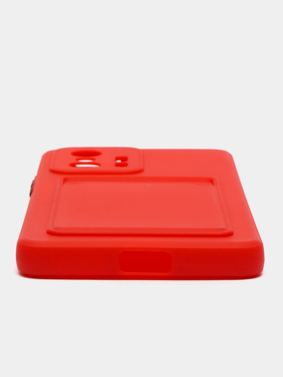 Красный чехол для Xiaomi 11T / 11T Pro / Сяоми 11Т / 11Т Про, с карманом для карт