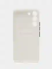 Белый чехол для Samsung Galaxy S22 (Самсунг Галакси С22), с карманом для карт
