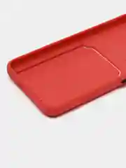 Коралловый чехол для Samsung Galaxy S22 (Самсунг Галакси С22), с карманом для карт