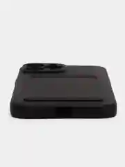 Черный силиконовый чехол для iPhone 13 Pro Max, с карманом для карт, прозрачный