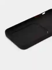 Черный силиконовый чехол для iPhone 13 Pro Max, с карманом для карт, прозрачный