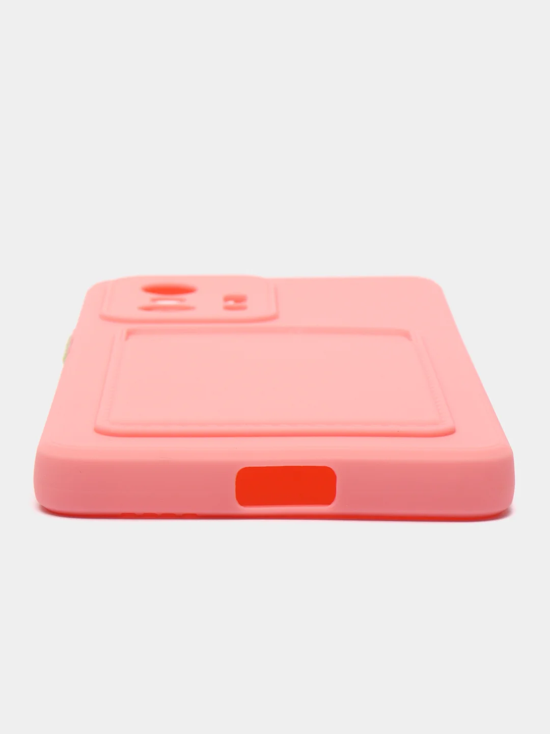 Розовый чехол для Xiaomi 11T / 11T Pro / Сяоми 11Т / 11Т Про, с карманом для карт
