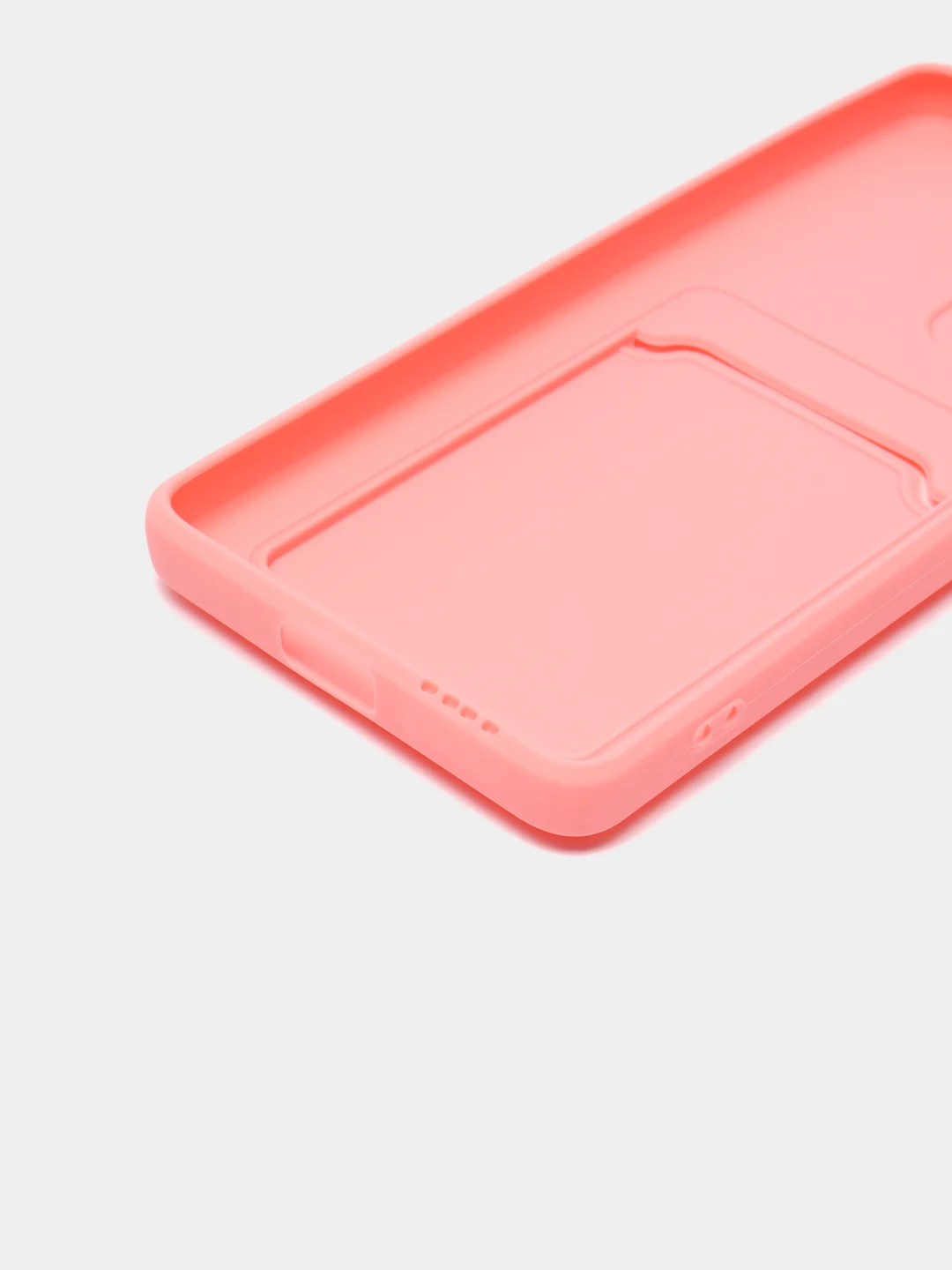 Розовый чехол для Xiaomi 11T / 11T Pro / Сяоми 11Т / 11Т Про, с карманом для карт