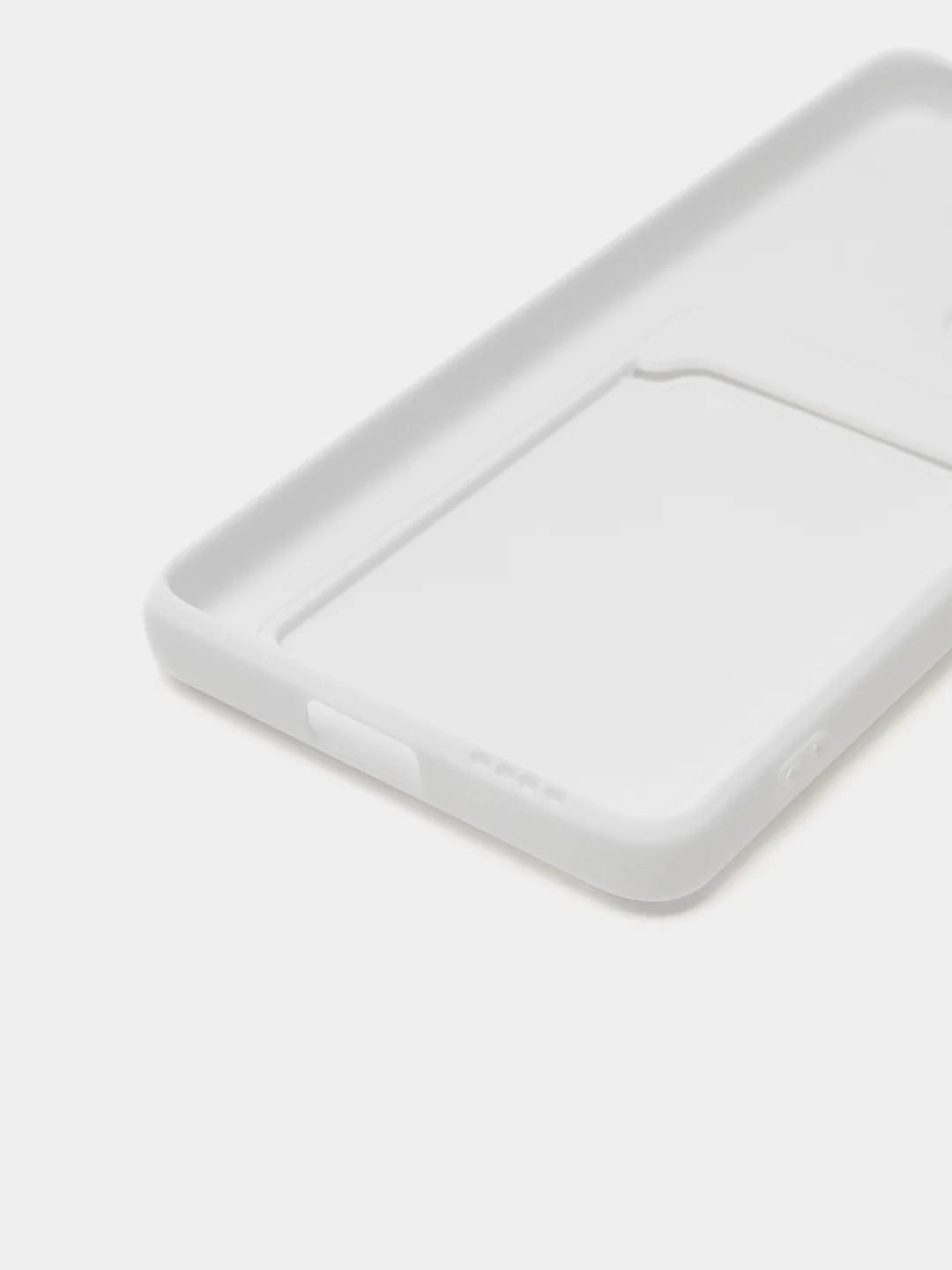 Белый чехол для Xiaomi 11T / 11T Pro / Сяоми 11Т / 11Т Про, с карманом для карт