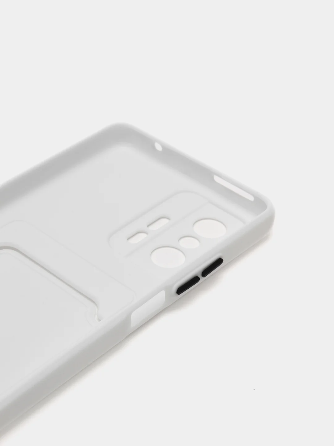 Белый чехол для Xiaomi 11T / 11T Pro / Сяоми 11Т / 11Т Про, с карманом для карт